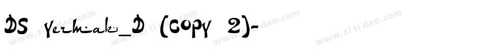 DS Yermak_D (COPY 2)字体转换